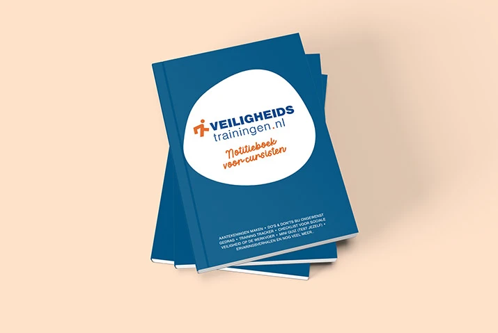 Nieuw bij elke training: het Veiligheidstrainingen.nl notitieboek