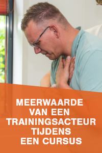 De meerwaarde van oefenen een trainingsacteur tijdens een cursus